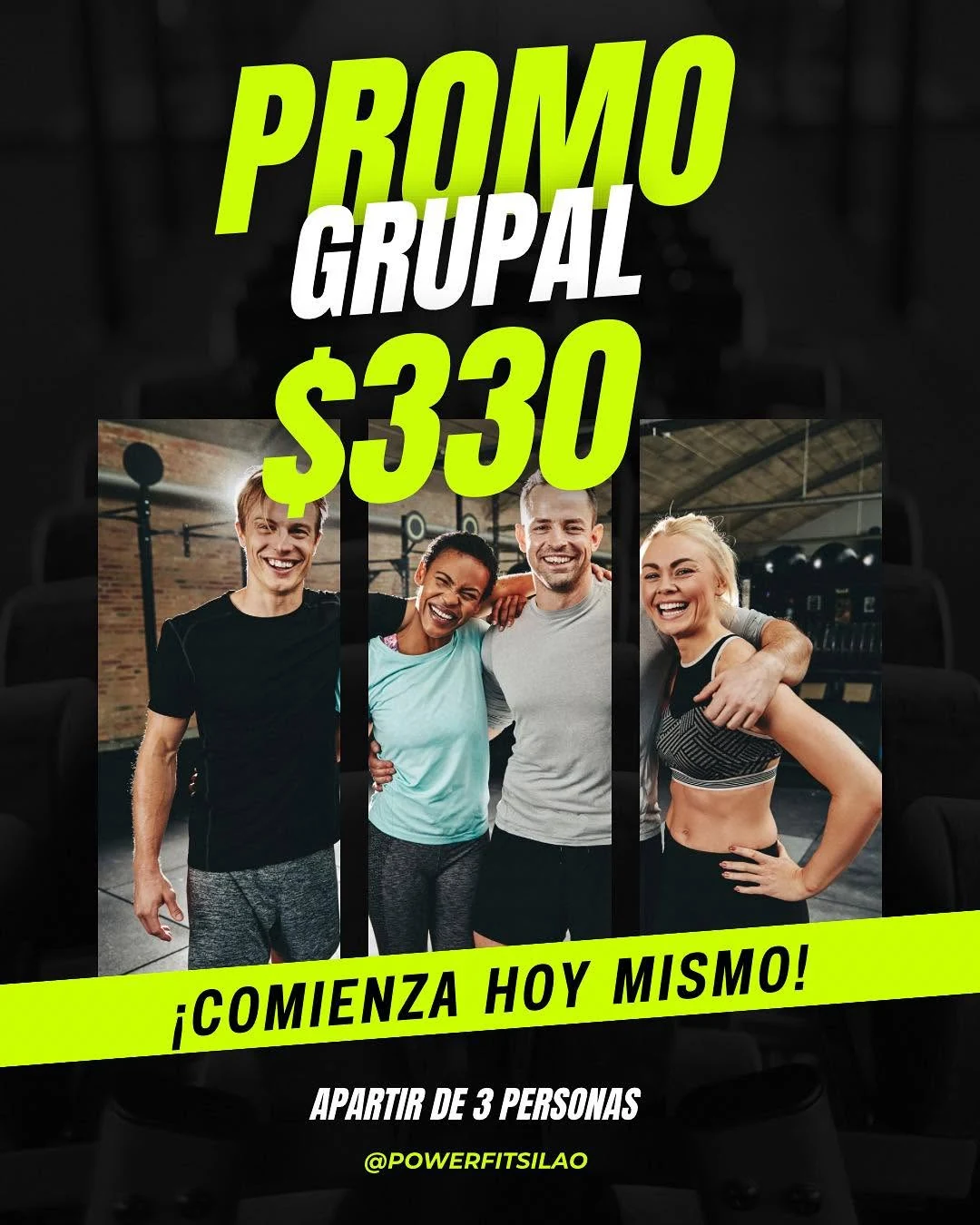 Promoción grupal Power Fit